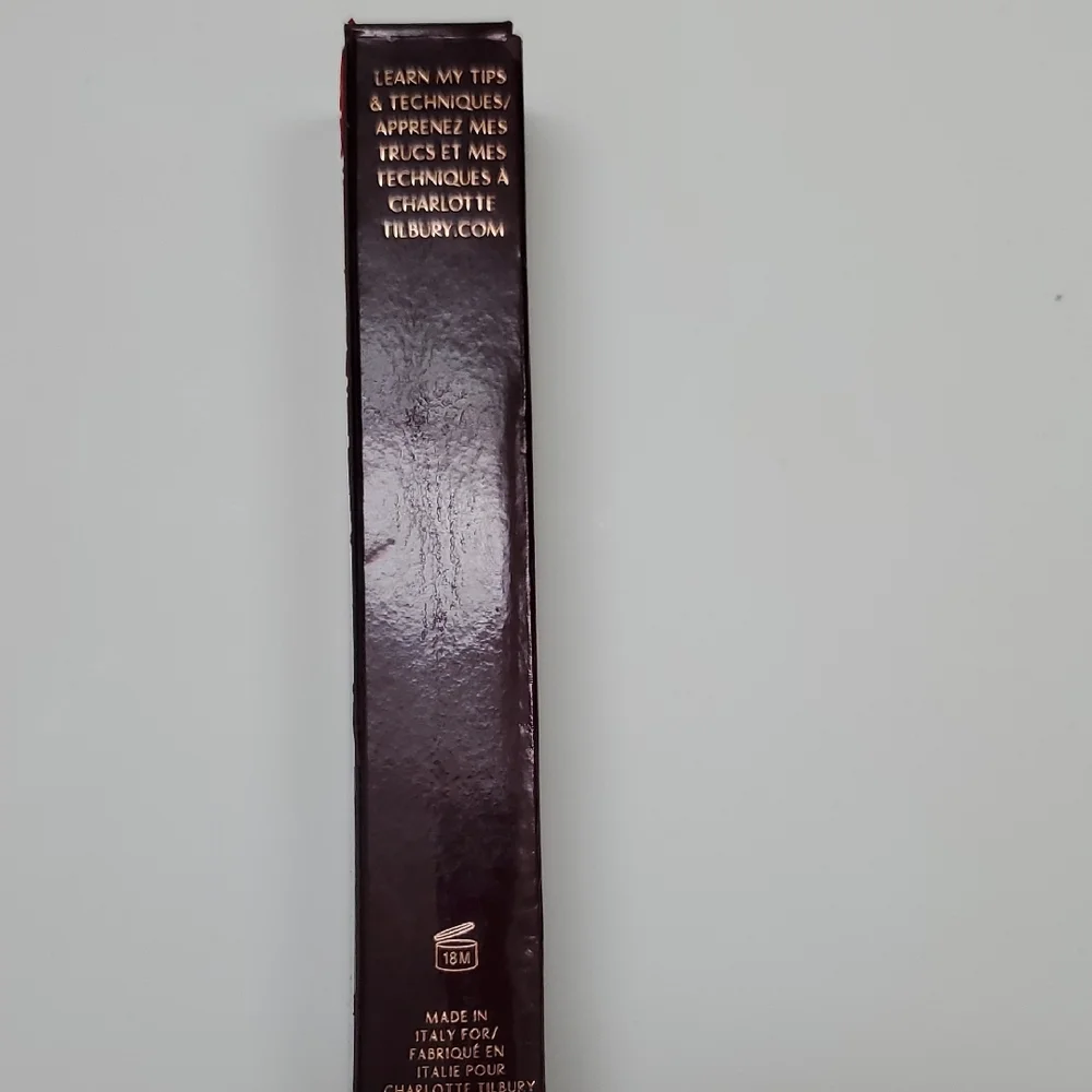 New Authentic Charlotte Tilbury Lip Lustre Luxe Colour-Lasting Lip Lacquer - Red